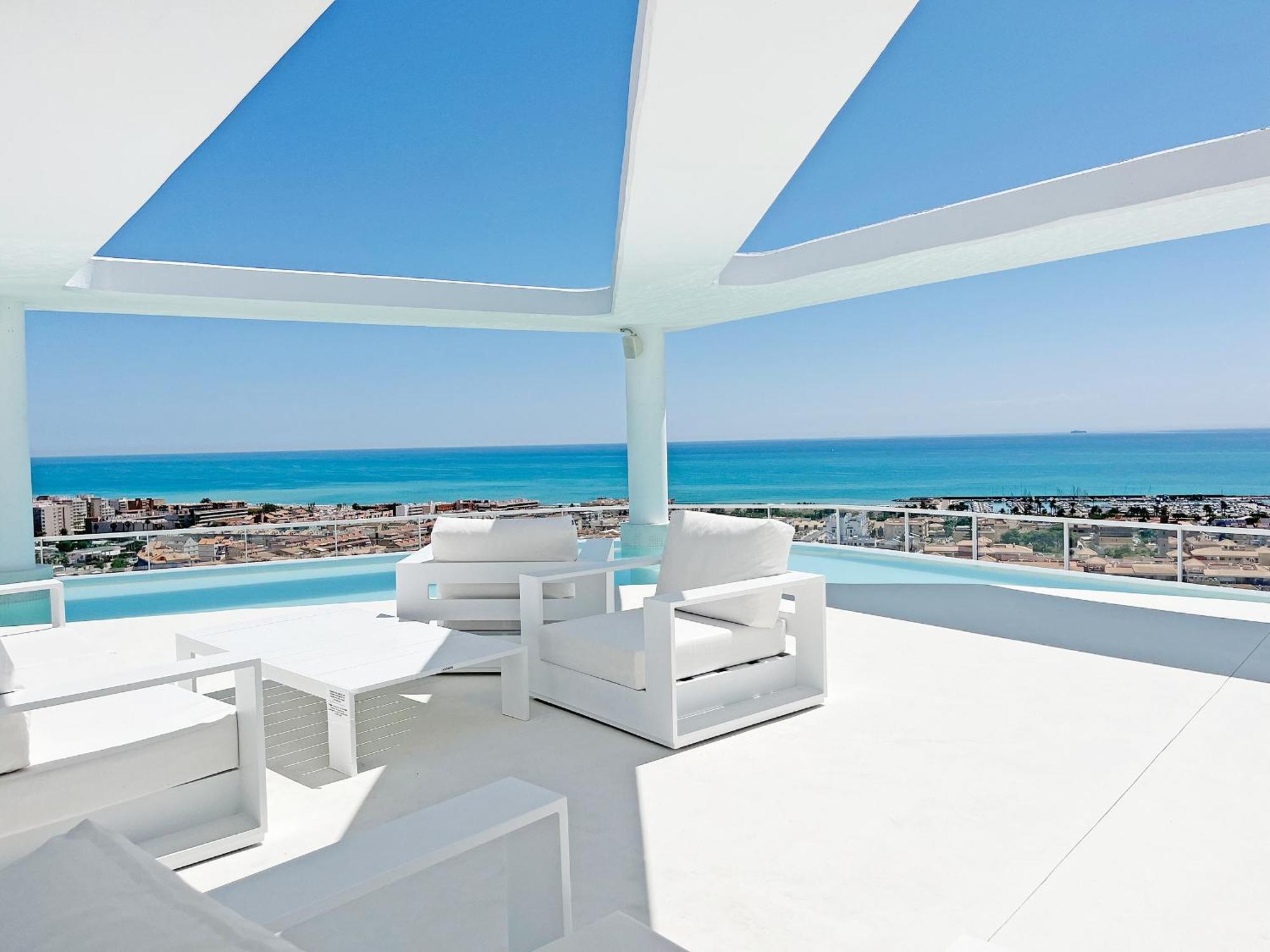 Global Properties, Moderno Apartamento Con Gran Terraza Y Vistas Al Mar Canet d'En Berenguer Zewnętrze zdjęcie